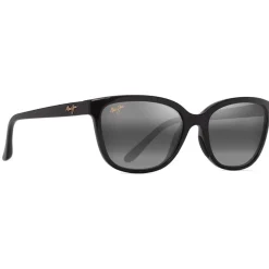 Occhiali da sole Maui Jim Honi Noir Brillant Neutral Grey Minéral Superthin