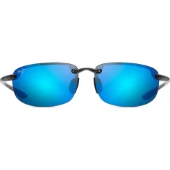 Occhiali da sole Maui Jim Hookipa Smoke Grey Bleu Hawaï Mauipure