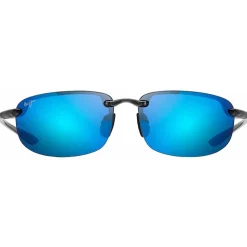 Occhiali da sole Maui Jim Hookipa Smoke Grey Bleu Hawaï Mauipure