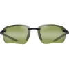 Occhiali da sole Maui Jim Hookipa Ultra G Asian Fit Matte Black Maui Ht MauiUltra
