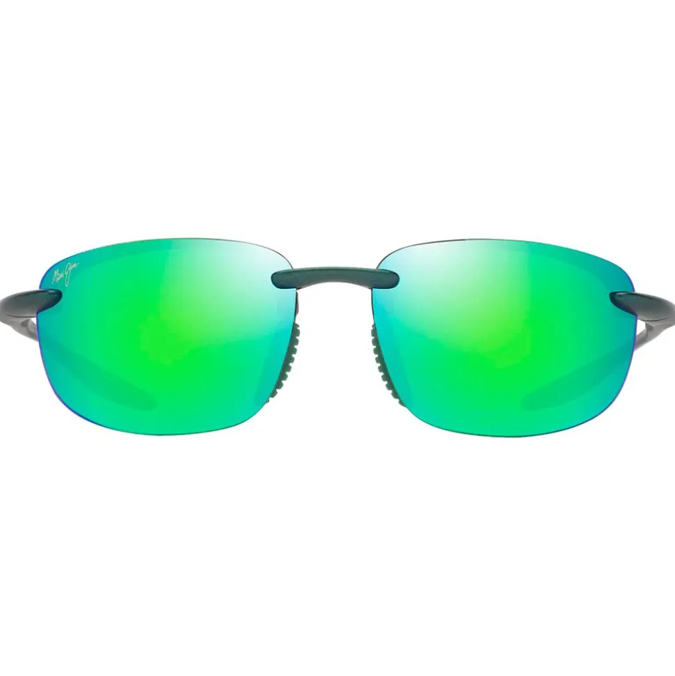 Occhiali da sole Maui Jim Hookipa Ultra Metal Matte Green MauiGreen MauiUltra
