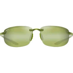 Occhiali da sole Maui Jim Hookipa Shiny Transparent Light Green Maui Ht MauiPure