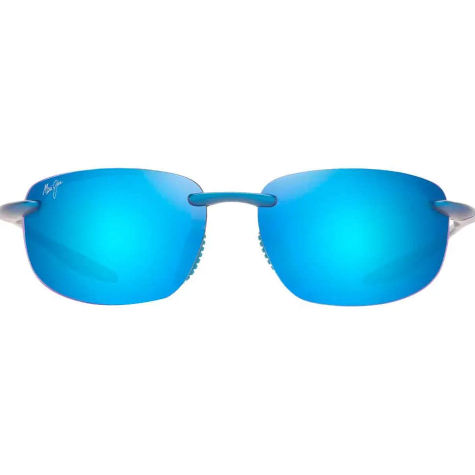 Occhiali da sole Maui Jim Hookipa Ultra Metal Matte Blue Blue Hawaii MauiUltra