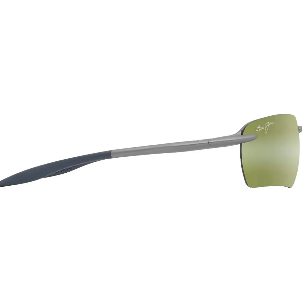 Occhiali da sole Maui Jim Hookipa Ultra G Metal Matte Grey Ht Green Photochromic MauiUltra