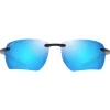 Occhiali da sole Maui Jim Hookipa Ultra G Shiny Black Grey Blue Hawaii MauiUltra