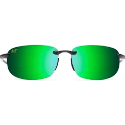 Occhiali da sole Maui Jim Hookipa Noir Brilliant MauiGreen MauiBrilliant