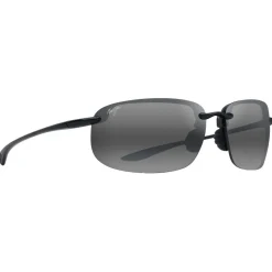 Occhiali da sole Maui Jim Ho'okipa Xlarge Noir Brillant Neutral Grey MauiPure