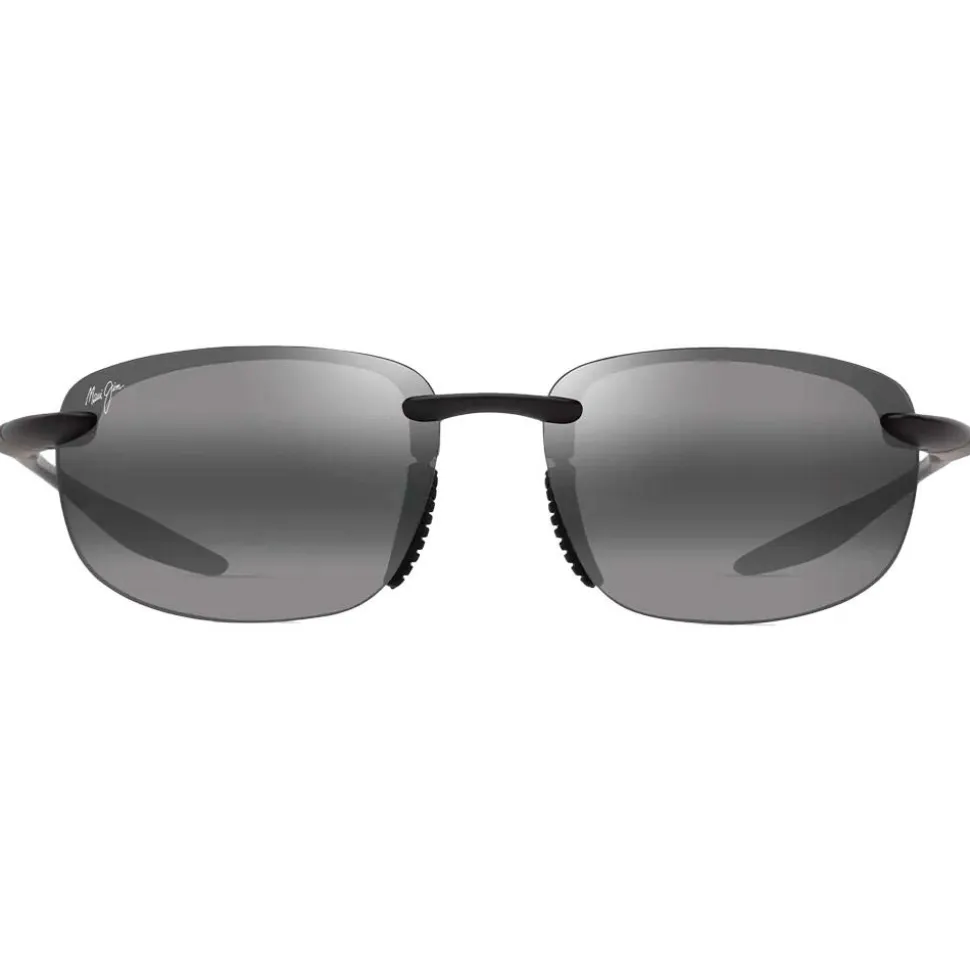 Occhiali da sole Maui Jim Hookipa Ultra Matte Black Neutral Grey MauiUltra