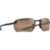 Occhiali da sole Maui Jim Hookipa Ultra G Metal Matte Brown Bronze Hcl MauiUltra