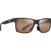 Occhiali da sole Maui Jim Hoopili Metal Matte Brown Hcl Bronze Mineral Superthin