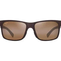 Occhiali da sole Maui Jim Hoopili Metal Matte Brown Hcl Bronze Mineral Superthin
