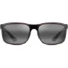 Occhiali da sole Maui Jim Huelo Gris Translucide Gris Neutre MauiPure