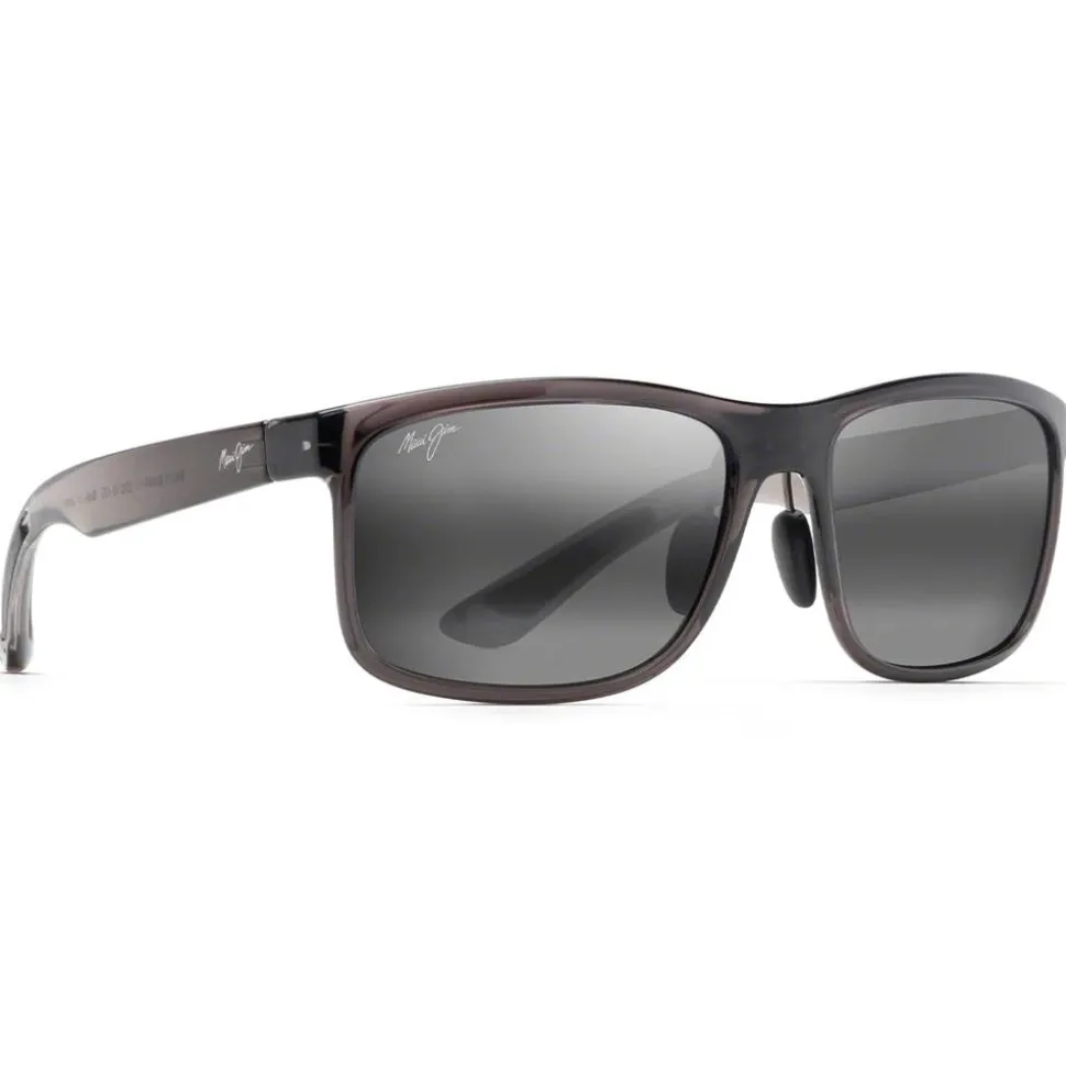 Occhiali da sole Maui Jim Huelo Gris Translucide Gris Neutre MauiPure