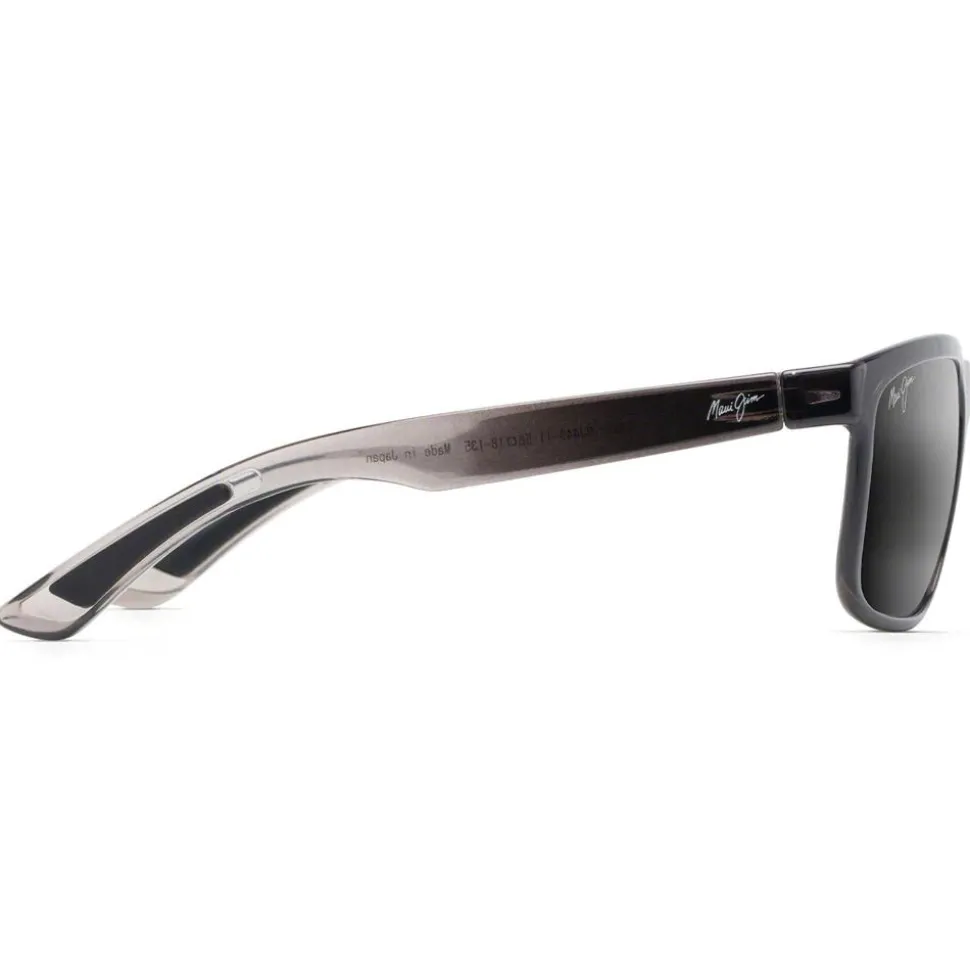 Occhiali da sole Maui Jim Huelo Gris Translucide Gris Neutre MauiPure