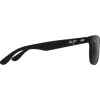 Occhiali da sole Maui Jim Kikonia Matte Black Neutral Grey Mineral Superthin