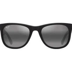 Occhiali da sole Maui Jim Kikonia Matte Black Neutral Grey Mineral Superthin