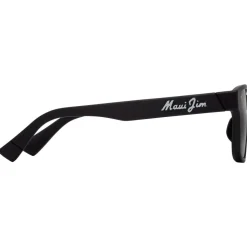 Occhiali da sole Maui Jim Kuniahi Asian Fit Matte Black Neutral Grey MauiPure