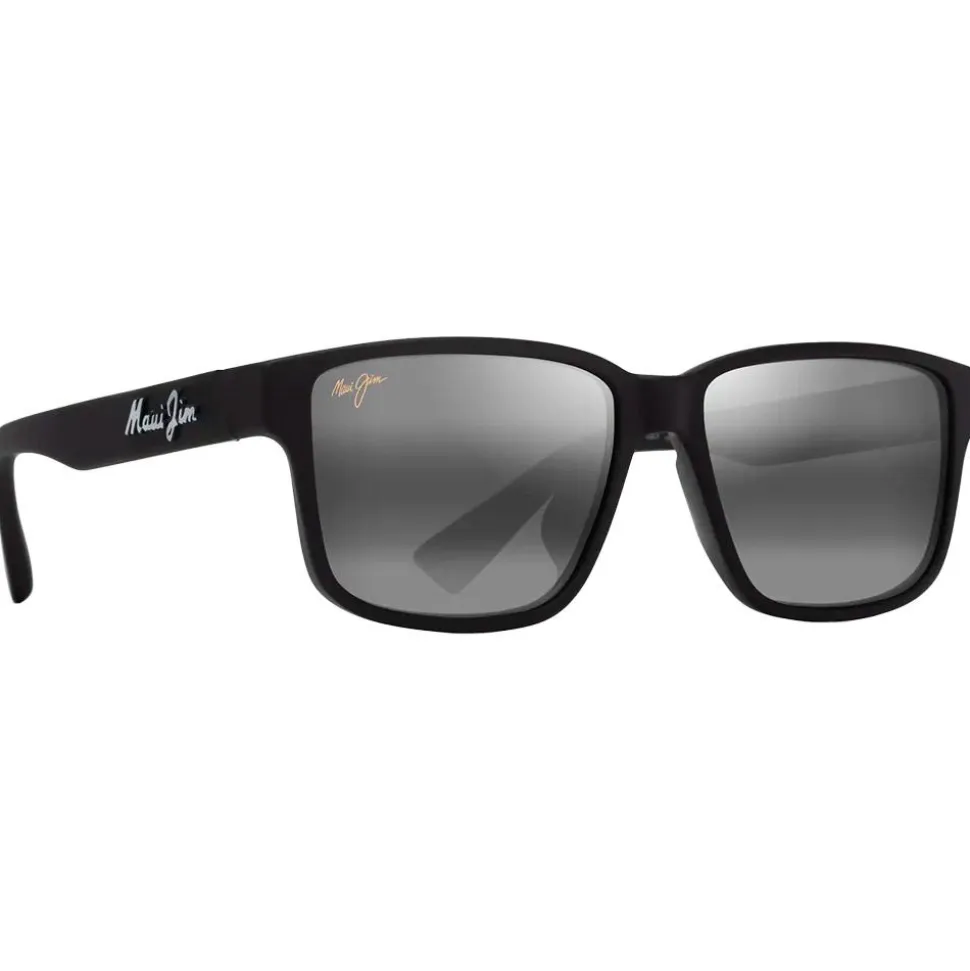 Occhiali da sole Maui Jim Kuniahi Asian Fit Matte Black Neutral Grey MauiPure