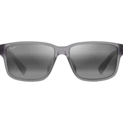 Occhiali da sole Maui Jim Kuniahi Asian Fit Matte Transparent Grey Neutral Grey MauiPure
