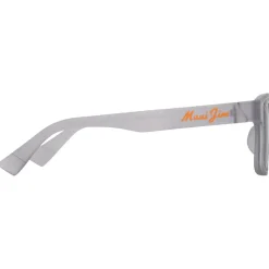 Occhiali da sole Maui Jim Kuniahi Asian Fit Matte Transparent Grey Neutral Grey MauiPure