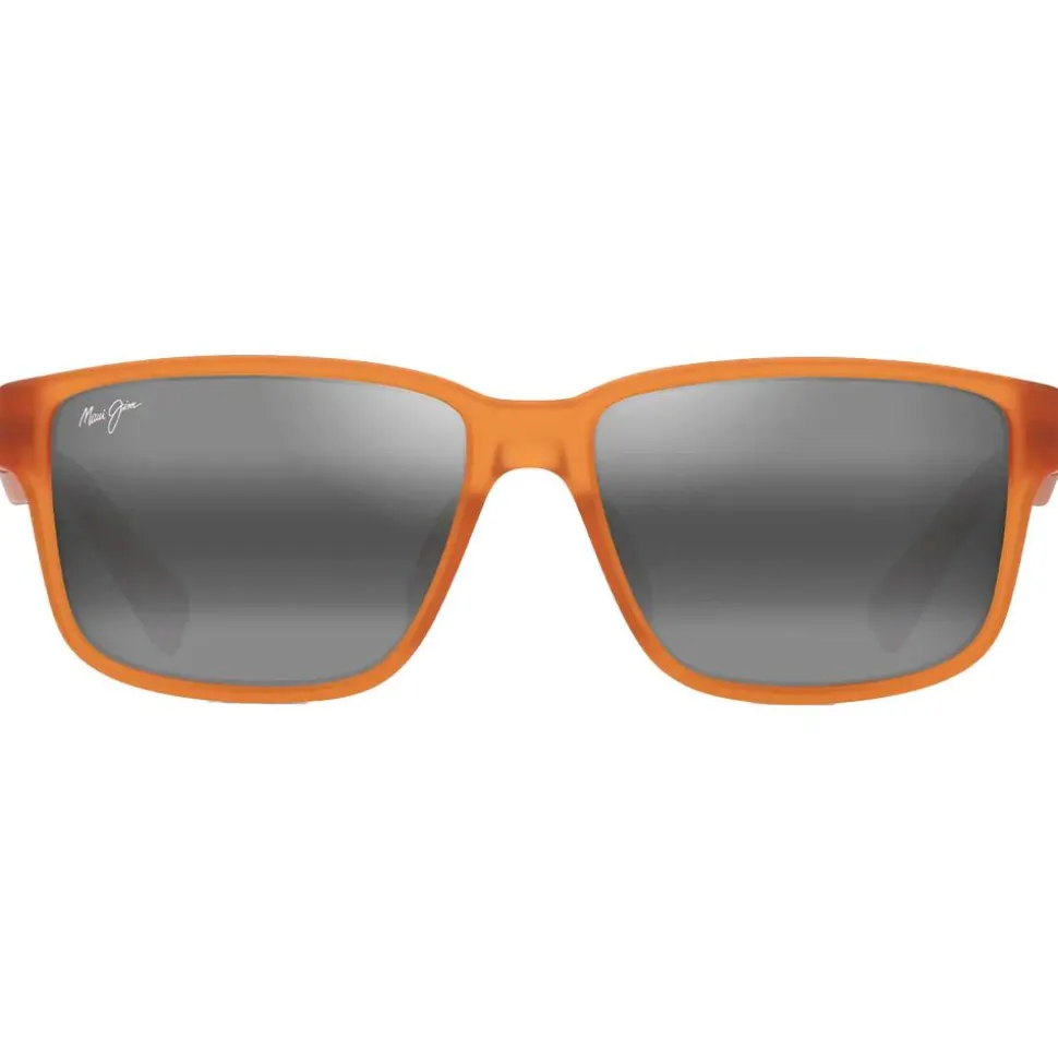 Occhiali da sole Maui Jim Kuniahi Asian Fit Matte Transparent Orange Neutral Grey MauiPure