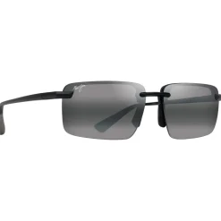 Occhiali da sole Maui Jim Laulima Noir Mat Neutral Grey MauiPure
