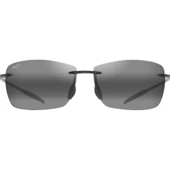 Occhiali da sole Maui Jim Lighthouse Shiny Transparent Light Grey Neutral Grey MauiPure