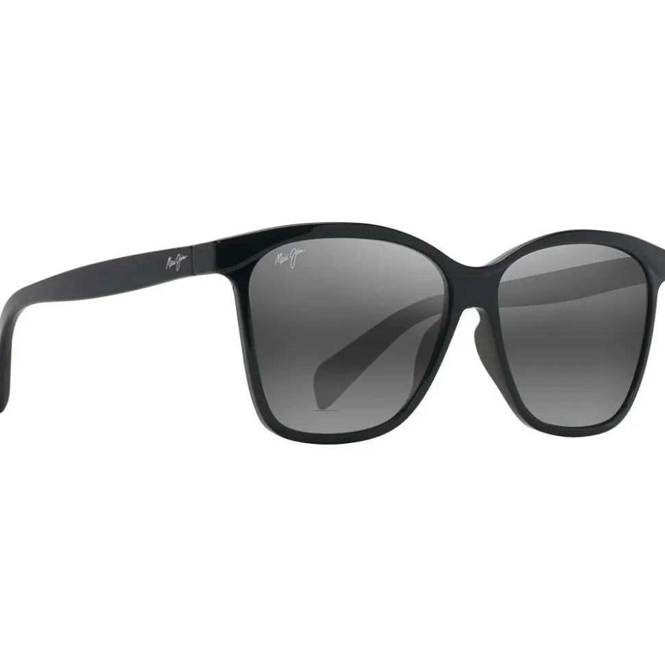 Occhiali da sole Maui Jim Liquid Sunshine Noir Brillant Gris Neutre MauiPure