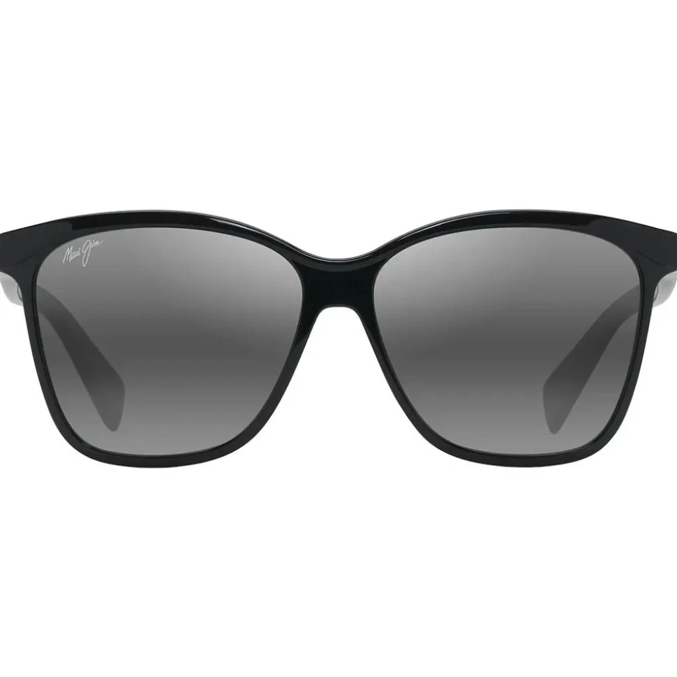 Occhiali da sole Maui Jim Liquid Sunshine Noir Brillant Gris Neutre MauiPure