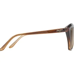 Occhiali da sole Maui Jim Lotus Chocolat Dégradé Bronze Hcl Minéral SuperThin