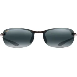 Occhiali da sole Maui Jim Makaha Noir Brillant Gris Neutre Polycarbonate Bidegrade