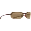 Occhiali da sole Maui Jim Makaha Ecaille Hcl Bronze Polycarbonate Bidegrade