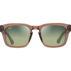 Occhiali da sole Maui Jim Maluhia Marron Clair Transparent Brillant Maui Ht Minéral Superthin
