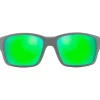 Occhiali da sole Maui Jim Mangroves Mat Foncé Gris Clair MauiGreen Mineral Superthin
