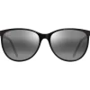 Occhiali da sole Maui Jim Ocean Noir Brillant Gris Neutre Minéral Superthin