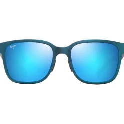 Occhiali da sole Maui Jim Paulele Asian Fit Bleu Sarcelle Mat Bleu Hawaï Minéral Superthin
