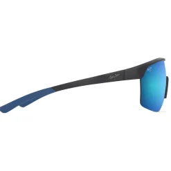 Occhiali da sole Maui Jim Pāluna Matte Black Blue Hawaii MauiBrilliant