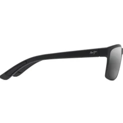 Occhiali da sole Maui Jim Pokowai Arch Noir Matte Gris Neutre MauiPure