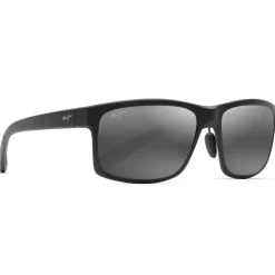Occhiali da sole Maui Jim Pokowai Arch Noir Matte Gris Neutre MauiPure