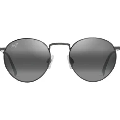 Occhiali da sole Maui Jim Pukaua Ruthénium Foncé Brillant Gris Neutre MauiPure