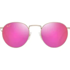 Occhiali da sole Maui Jim Pukaua Doré Clair Brillant Rose Jaune Maui Sunrise MauiPure