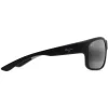 Occhiali da sole Maui Jim Southern Cross Soft Black with Sea Blue and Grey Neutral Grey