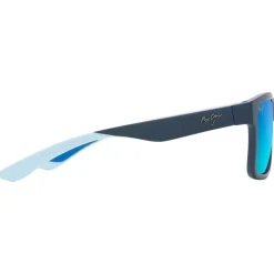 Occhiali da sole Maui Jim The Flats Bleu Marine Clair Blue Hawaii Mineral Superthin