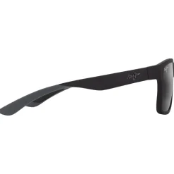 Occhiali da sole Maui Jim The Flats Noir Mat Gris Gris Neutre Minéral Superthin