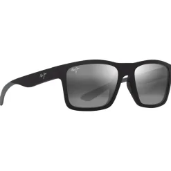 Occhiali da sole Maui Jim The Flats Noir Mat Gris Gris Neutre Minéral Superthin