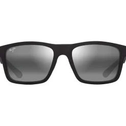 Occhiali da sole Maui Jim The Flats Noir Mat Gris Gris Neutre Minéral Superthin