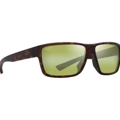 Occhiali da sole Maui Jim Uila Havane Foncé Mat Noir Maui Ht Minéral Superthin