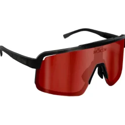 Occhiali da sole Moken Vision Kurtiss-Dh Black Red Cat.3 + Clear Cat.0