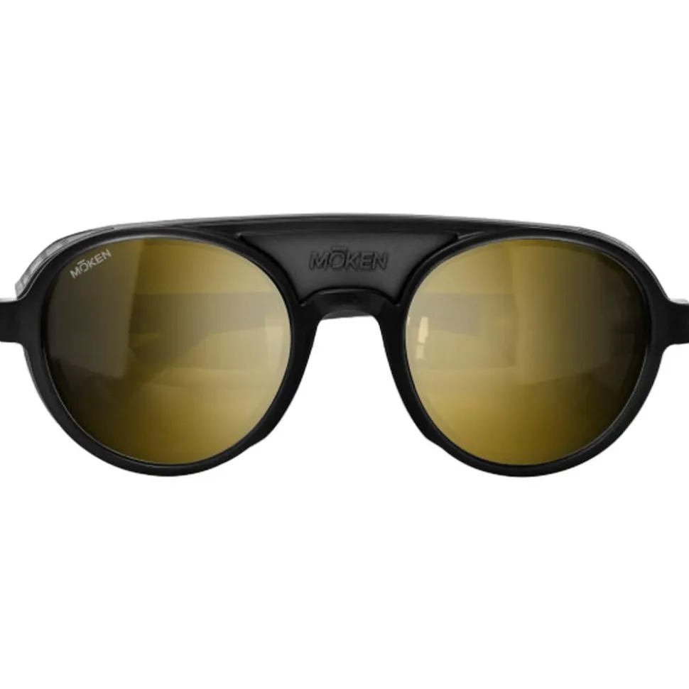 Occhiali da sole Moken Vision Hawkins Vintage Black Black Copper Cat.4 Summit Master