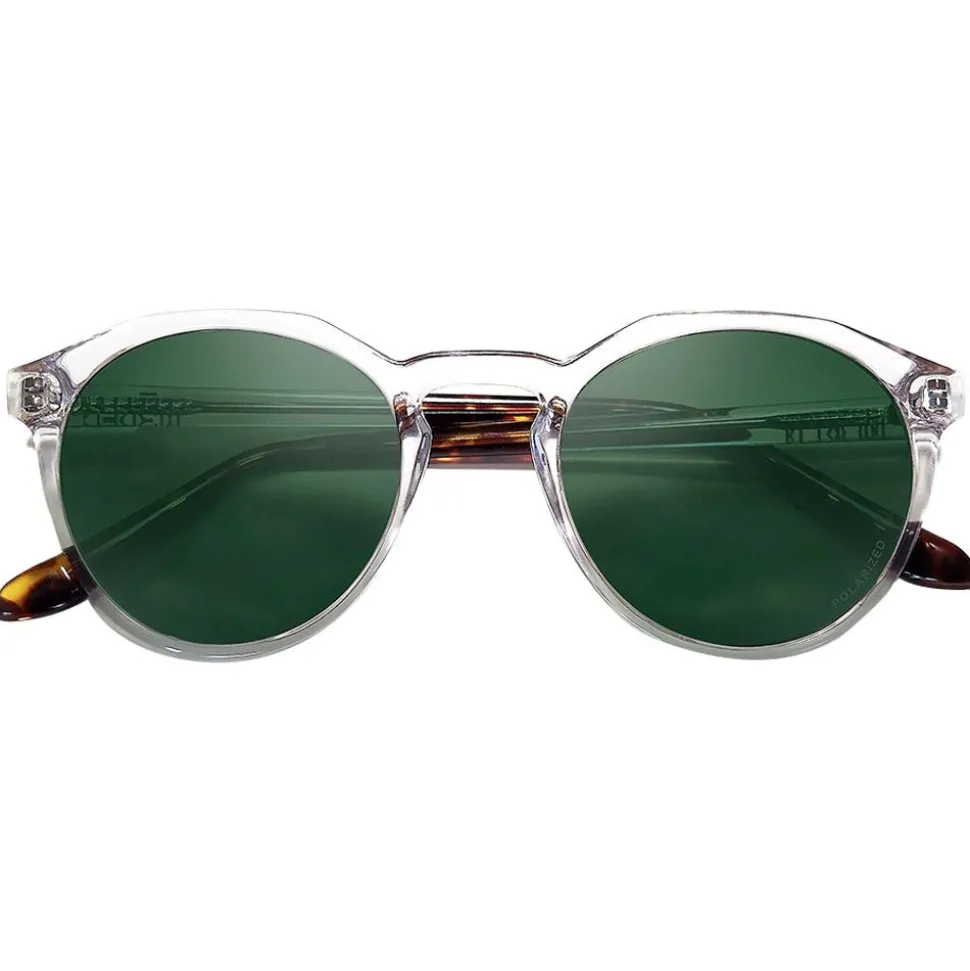 Occhiali da sole Moken Vision Leon Crystal Tortoise Green Cat.3 Polarized